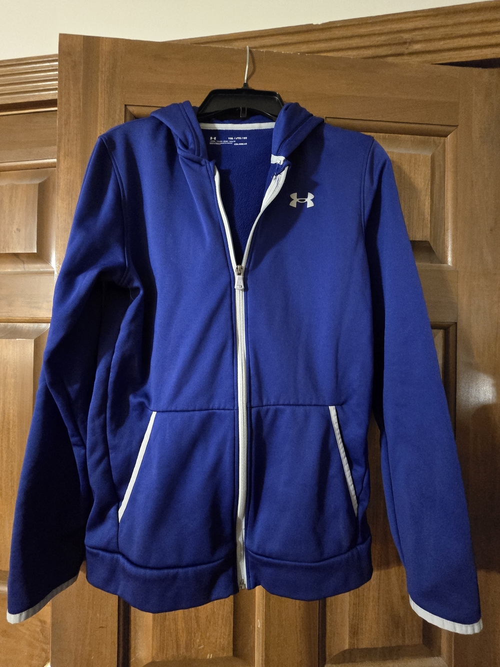 Under Armour Kids' Royal Blue Full-Zip Hoodie Jacket